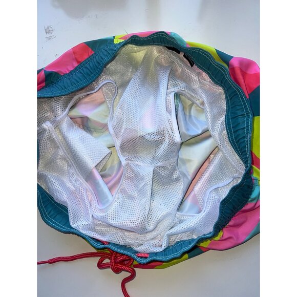 Mad Engine Mens Swim Trunks Geometric Multicolor Size XL 39 inch Elastic Waist - Picture 7 of 8